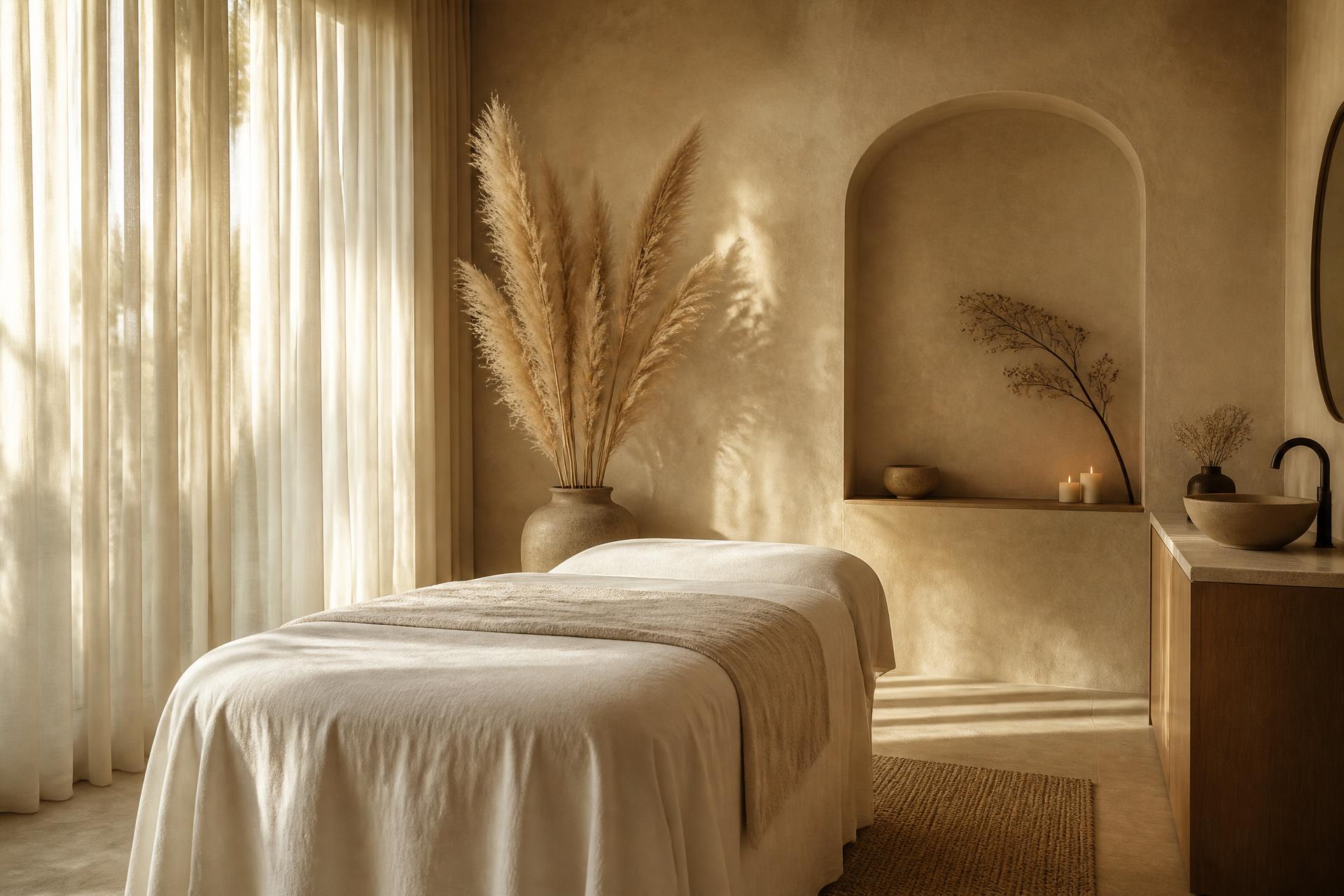 Rustige behandelruimte van Beauty Studio by TP in Aartselaar